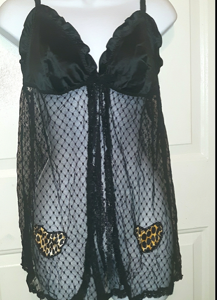 ☆NWOT☆DOLCE & GABBANA☆Sexy Lace/Leopard Lingerie Nightie Teddy☆